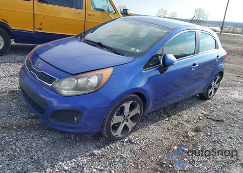 2012 Kia Rio5 Sx z USA, uszkodzony, nr VIN KNADN5A36C6017537